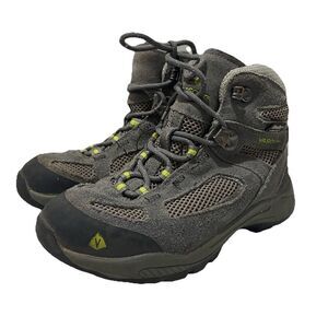 Vasque Breeze 2.0 Gray Leather Hiking Trail Outdoor Youth Boot 7213 Size 2M